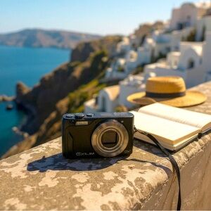 Casio Exilim EX-H15 Compact Digital Camera 14.1MP, Black With Carrying Case